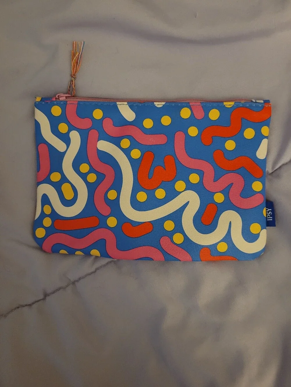 Ipsy Colorful Abstract Makeup Bag